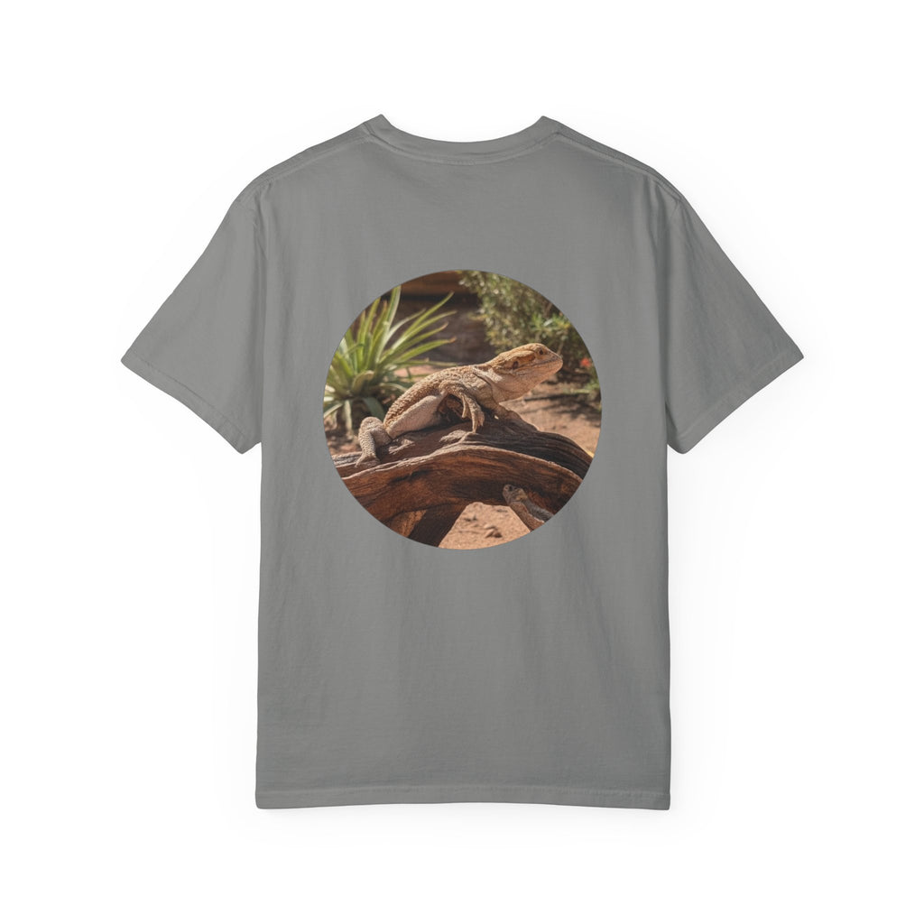 Bearded Dragon T-Shirt — "Branching Out (But Mostly Just Hanging On)" Graphic Tee