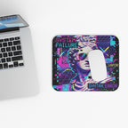 Vaporwave 'System Failure' Rectangle Mouse Pad – Retro 80s Aesthetic, 'ERR_404_VAPOR' & 'SYNTAX ERROR' Design