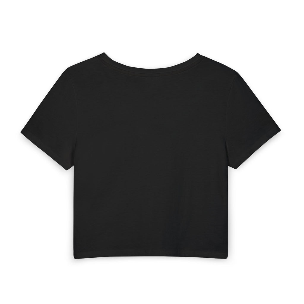 Retrograde Planet Crop Tee – Vintage Rainbow Saturn Graphic