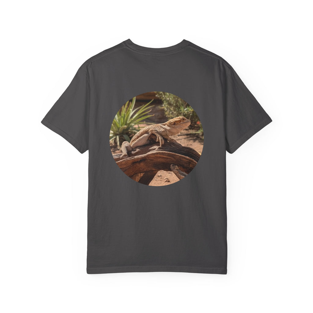 Bearded Dragon T-Shirt — "Branching Out (But Mostly Just Hanging On)" Graphic Tee
